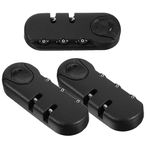 Ipetboom Cerradura Antirrobo para Mochila y Maleta Candado de Combinación de 3 Dígitos Diseño Compacto y Resistente 3 Piezas para Viaje Seguro y Protección de Equipaje