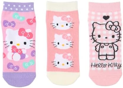 （02:30時点） サンリオ(SANRIO) サンリオ キッズスニーカーソックス3足セット ソックス 16-18ｃｍ ハローキティ キティちゃん hello kitty キャラクター 453293 SANRIO