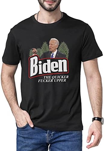 ZEDEKS Funny Political Trump T-Shirt Anti-Joe Biden T-Shirt for Men and Women