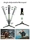 Einbeinstativ, Moman MA66 Kamera Monopod mit Standspinne Reisestativ Kohlefaser Kompakter Tragbarer Fotografie Stative 5 Abschnitte bis zu 168 cm Nutzlast 10kg für DSLR Gopro Camcorder, Schwarz Grün
