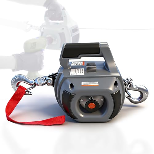 YATOINTO Portable Drill Winch 1000 LB Pulling Capacity...