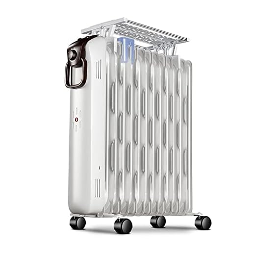 GRFSD Electric 2000W Oil Filled Radiator Heater with Safety Protection,Space Heater,Adjustable Thermostat,Quiet Portable Heater with Tip-Over&Overheating Functions.Perfect for Home Or Office
