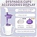 EZSLINGGLIDE Dysphagia Regulating Drinking Cup – Spill-Proof Adaptive Cup for Adults with Swallowing Difficulties, Elderly, Parkinson’s & Dementia Patients (Purple-Pack of 1 Count)