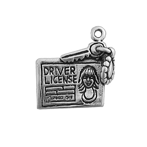 Sterling Silver Girl's Driver's License Charm Item #3091