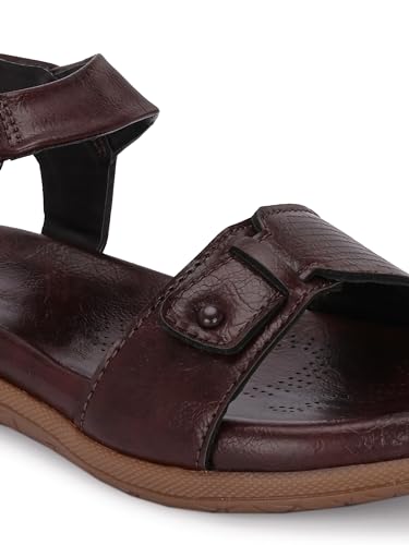 Image of Karaddi Women's Fashion Sandals | Women's Flat Heels | Stylish Ankel Strap Sandal for Ladies