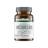 NutraMedix Bromelain Supplements - Proteolytic Enzymes from Pineapple Stems + Bromelain 1,000mg - Designed to Offer Digestion, Exercise and Joint Support - Gluten, Soy and Dairy-Free (60 Capsules)