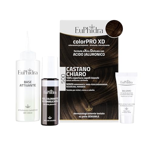 Zeta Farmaceutici Euphidra Colorpro Tintura Extradelicata 500, Castano Chiaro - 50 ml