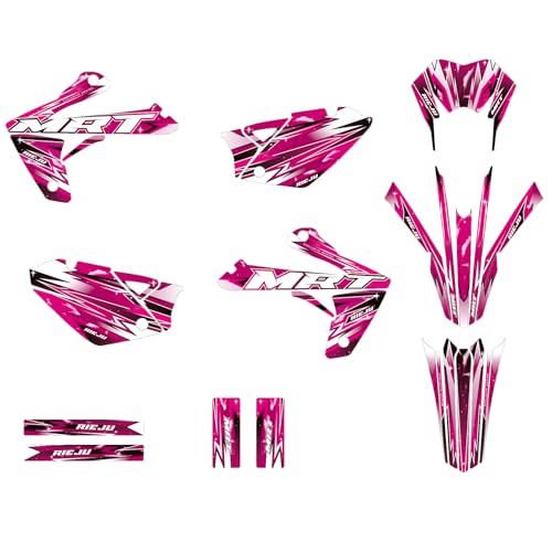 KIT DECO RIEJU MRT 50 DE 2009 à 2021 GALAXIE (Rose)