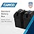 Camco Heavy Duty Battery Box with Straps and Hardware - Group 24 |Safely Stores RV, Automotive, and Marine Batteries |Durable Anti-Corrosion Material | Measures 7-1/4" x 10-3/4" x 8" | (55363)