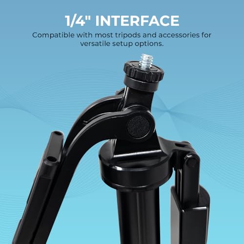 Image of Vlogging Kit for iPhone, YouTube TikTok Podcast Video Recording Starter Kit for Content Creators, Equipment: Full Size Tripod, Phone Stabilizer, Shotgun Microphones & LED Lights