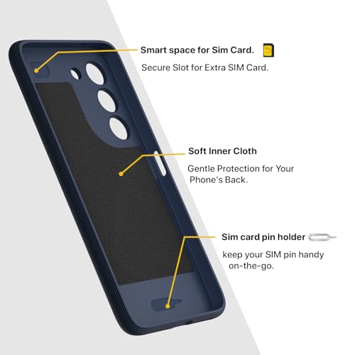 Image of Pikkme Back Cover for Redmi 15 5G Camera Protection 3D Hexa Cube Design Silicone Protective Bumper Case (Blue)