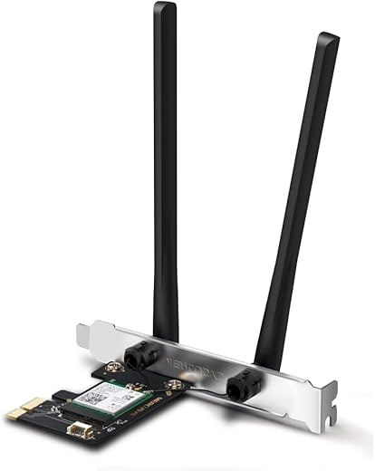 TP-LINK Archer T5E AC1200 Wi-Fi Bluetooth 4.2 PCI Express Adapter with Two Antennas, PCIe Network 2-in-1 Interface Card, Dual Band Wi-Fi Wireless,…