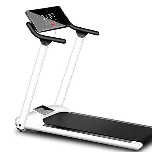 Image of Folding Household Gym Treadmill Running Machine with LED Display Safe Bar Motorized Treadmill Portable Electric Treadmill