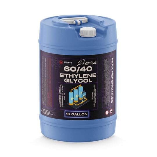 Ethylene Glycol 60/40-15 Gallon Drum - Excellent Heat Transfer and Freeze Resistance