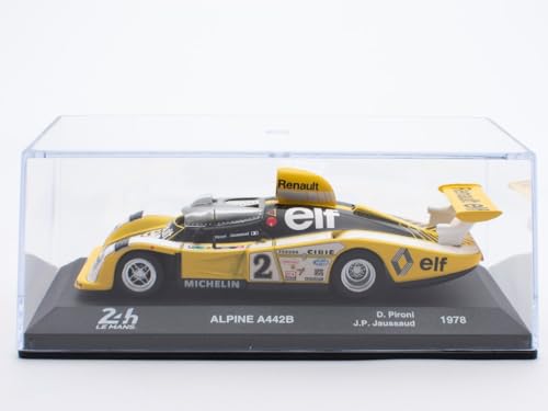 OPO 10 - 1/43 miniature car compatible with ALPINE A442B - D.Pironi-Jaussaud - 1978 - LE MANS LM009, Multicolor, Small - Image 2