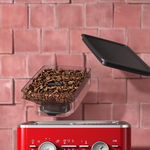 KitchenAid Machine Expresso Semi-Automatique avec Broyeur Pomme d'amour