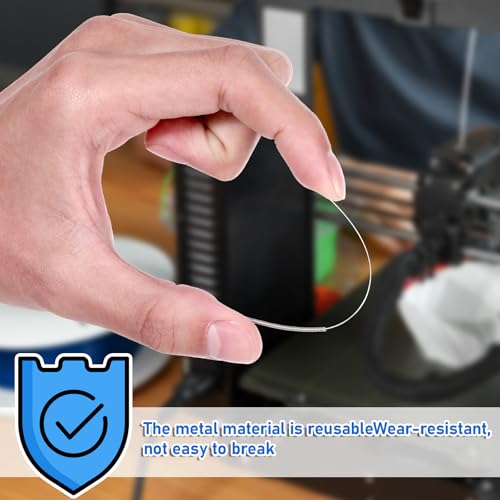 60 Stück 3D Drucker Düsen Reinigungs Nadel, 3D Drucker Düsenreinigungsset, Edelstahl Düsenreinigungsnadeln, 0,15/0,2/0,25/0,3/0,35/0,4 mm Nozzle Cleaning Tool Kit Nadeln – Bild 4