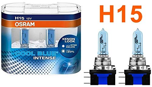 Preisvergleich Produktbild OSRAM COOL BLUE INTENSE H15 15 / 55W 12V Halogenleuchtmittel
