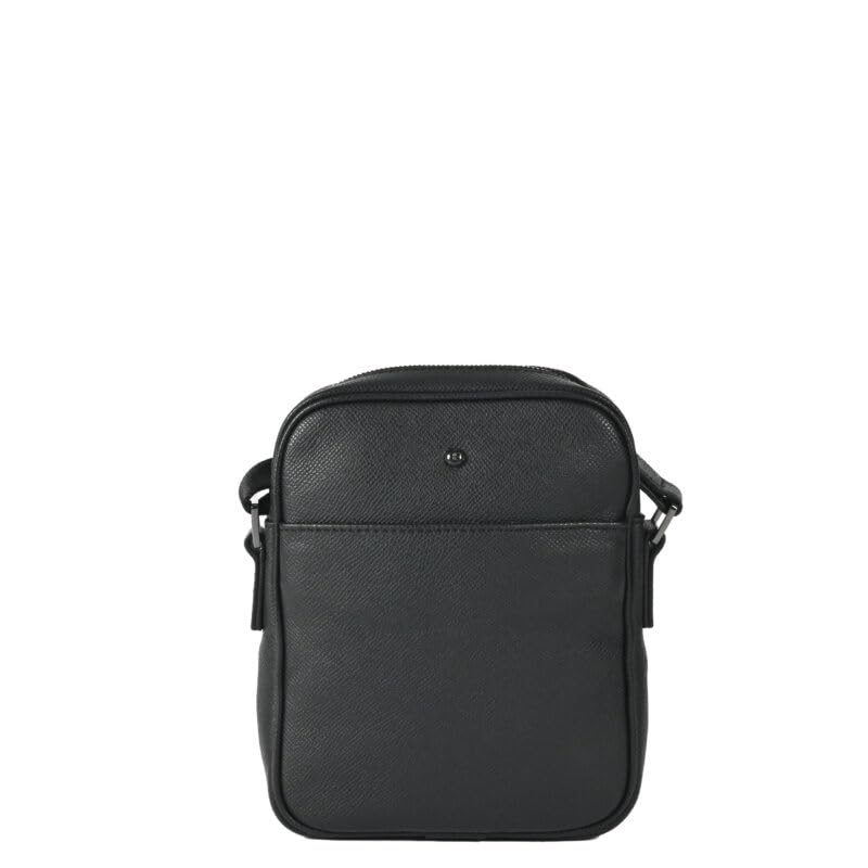 Maletín de piel para hombre BEMON Gary compacto de 16x20 cm