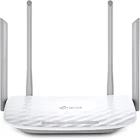 Roteador AC1200 TP-Link Archer C50(W), Dual Band, Conecte até 40 dispositivos, Até 120 ㎡ de cobertura, MU-MIMO, Beamforming, controle dos pais, 1× Fast WAN Port/4× Fast LAN Ports