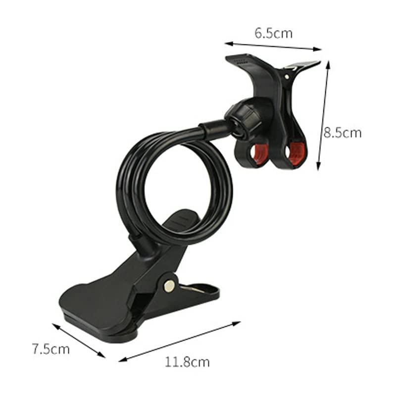 Support de téléphone portable pour lit et bureau avec bras long flexible 75 cm