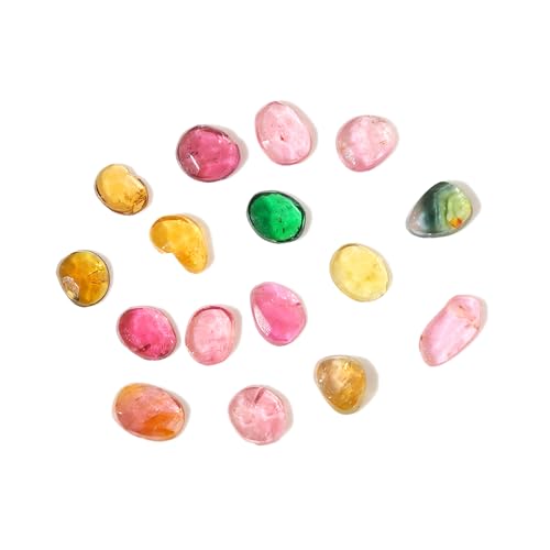 Tourmaline biologique en vrac taille rose | Pierres naturelles fabrication bijoux