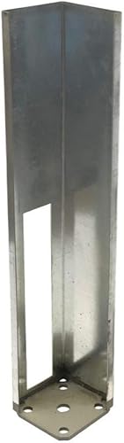 Torre de montaje de poste de hormigónmadera para valla de vinilo de 5 x 5 pulgadas con kit de montaje (5 x 5 x 24 pulgadas)