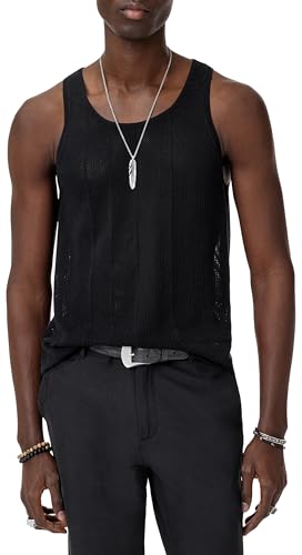 John Varvatos Mens Ruiz Tank