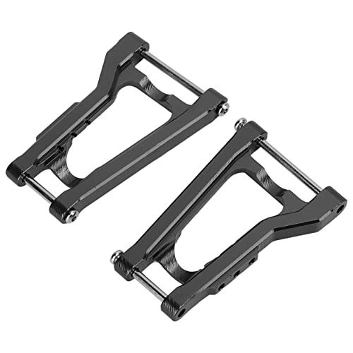 Image of Dilwe RC Rear Suspension Arms, Aluminum Alloy Rear Suspension Arms Replacement Part for Traxxas 1967 C10 Drag Slash(Black)
