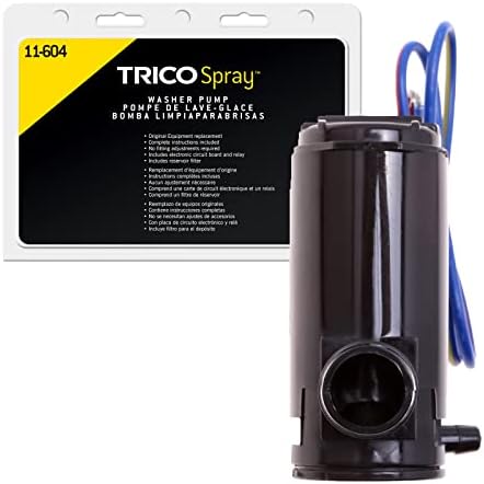 TRICO Spray Windshield Washer Pump (11-604) Fits Select Ford, Honda, Hyundai, KIA, Subaru, and Toyota Model Years