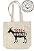TANGDIAABBCC AMOCHY Totes M'Goats - Natural Cotton Canvas 12 Oz Reusable Tote Bag (11?X14?X5?)