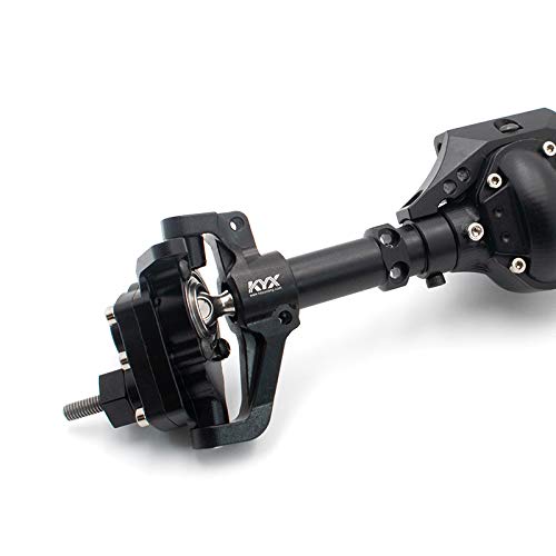 Kyx Racing Cnc Machined Aluminium Front & Rear Portal Axle Units Upgrades Parts Accessories For Rc Crawler Car Axial Scx10 Ii 90046 Scx10.2 #TOP6