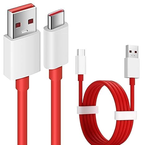 Original 100W Supervooc USB to c Fast Cable Compatible with One Plus,- Next-Level Performance, Unbeatable Speed for Type A to C1 Cable (APR21)