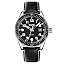 Black Strap Silver Case