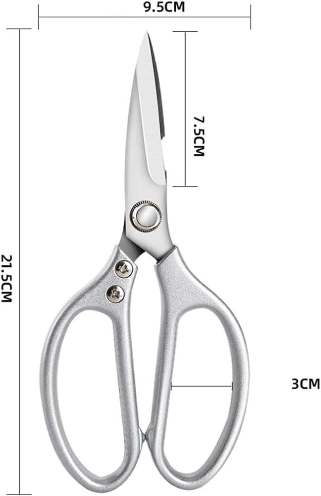 Professional Kitchen Scissors,Premium Heavy Duty Shears Ultra Sharp Stainless Steel Multi-Function Kitchen Scissors