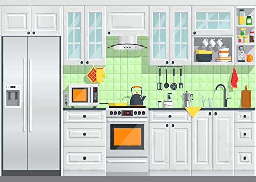 Tissu cartoon kitchen fond photo pour anniversaire et nouveau-né