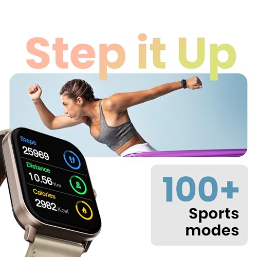 GOBOULT Drift+ Smart Watch 1.85''HD Screen, Bluetooth Calling, IP67, 500 Nits Brightness,150+ Watchfaces, AI Voice Assistant, SpO2 Monitoring, 100+... - Image 6