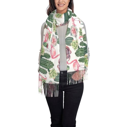 Foulards à franges noir flamant rose pour rompre la monotonie