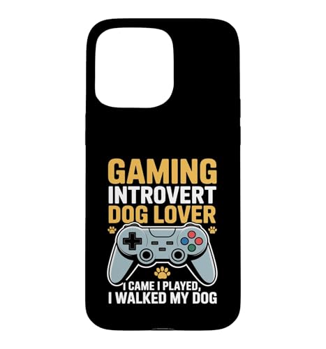 �Q�[�~���O �����I ���D�� I Came I Play I Walked My Dog �X�}�z�P�[�X iPhone 15 Pro Max �p