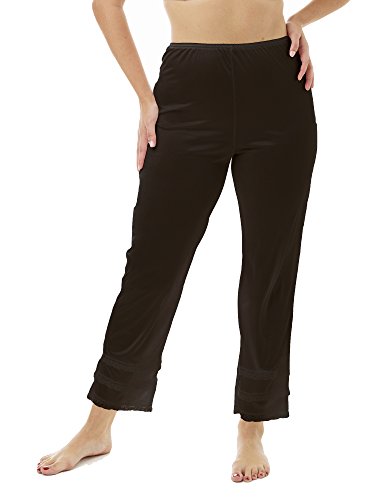 Image of Underworks Nylon Ankle Length Pantliner Pant Slip with Snip a Length