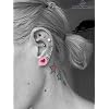 Titanium Ball Piercing Earrings - Hypoallergenic For Sensitive Ears (4 mm) para oidos sensibles