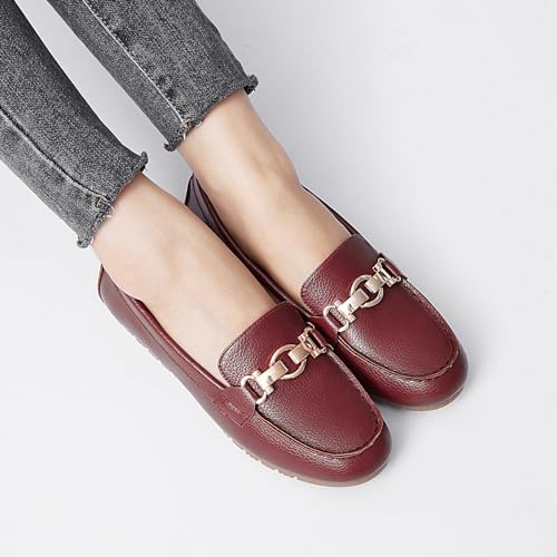 Image of Cvistpieo Loafers for Women Business Casual Shoes Comfortable & Lightweight Penny Loafers Slip On Work Flats