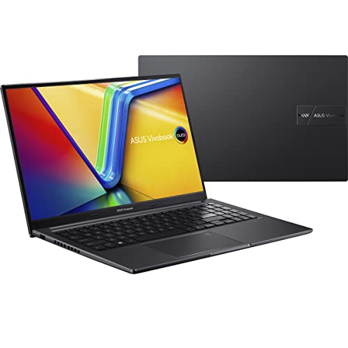 Image of ASUS Vivobook 15 OLED Laptop, 15.6 inch FHD OLED Display, AMD Ryzen 7 7730U CPU, AMD Radeon GPU, 16GB RAM, 1TB SSD, Windows 11 Home, Indie Black, M1505YA-ES74