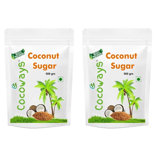 Cocoways Organic Coconut Sugar - 1 kg (Coconut Jaggery Powder / Coconut Palm Sugar) (B08DN119ZP) Amazon Price History, Amazon Price Tracker
