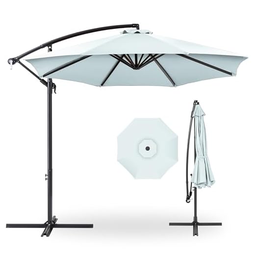 10ft Offset Patio Umbrella for Outdoor Comfort