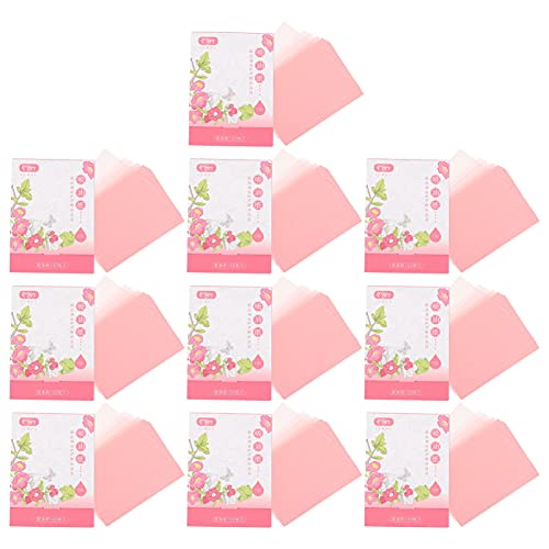 Beaupretty 10 Boxes Oil Blotting Paper Sheets Facial Oil Control Absorption Film Tissue Makeup Blotting Paper Beauty Blotters Makeup Tools for Men Women Beaupretty 10 Boxes Oil Blotting Paper Sheets Facial Oil Control Absorption Film Tissue Makeup Blotting Paper Beauty Blotters Makeup Tools for Men Women