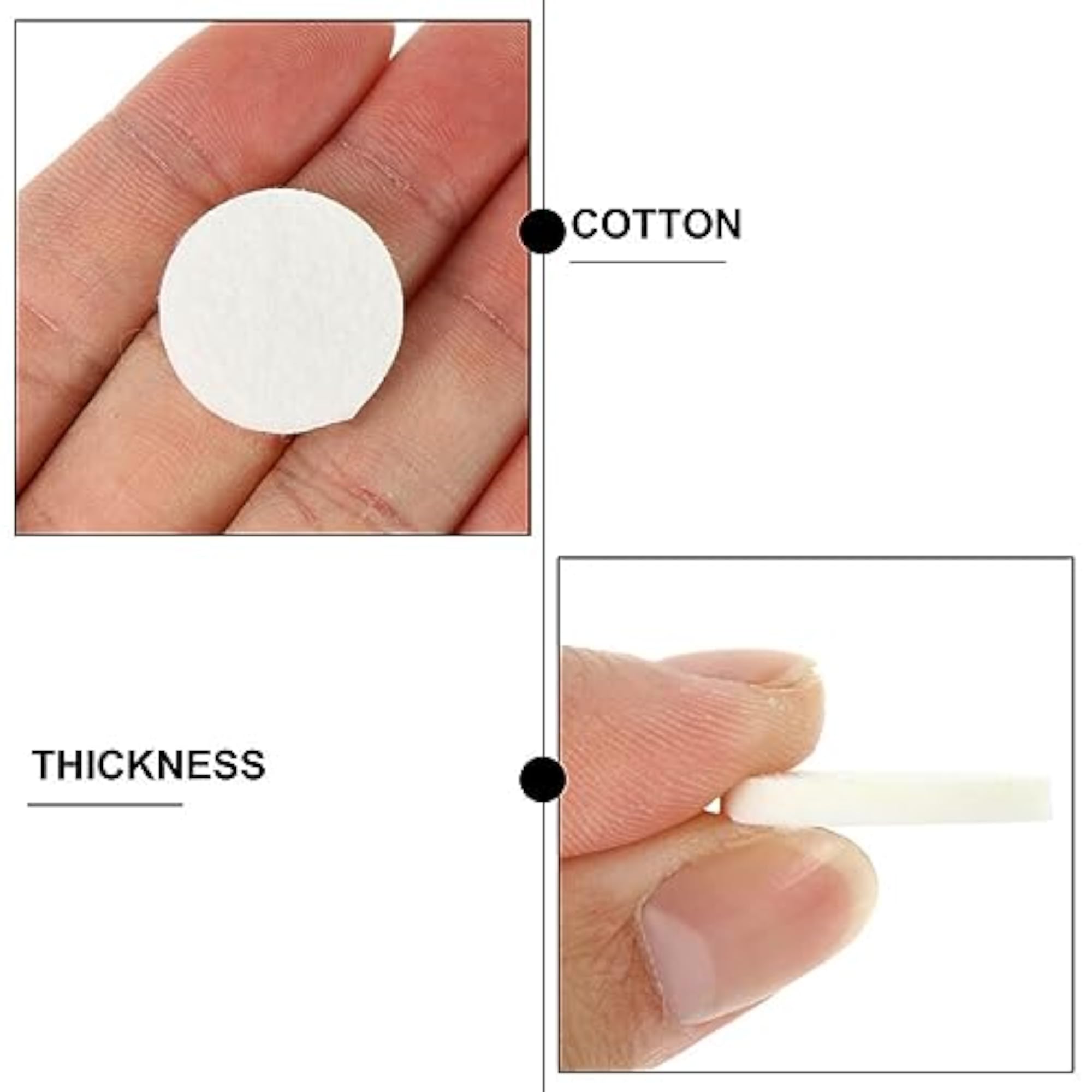100pcs Diffuser Refill Pads Essential Diffuser Pad