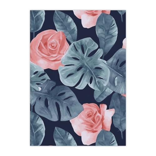 Autocollants aquarelle Monstera imperméables pour gourde et PC - 2