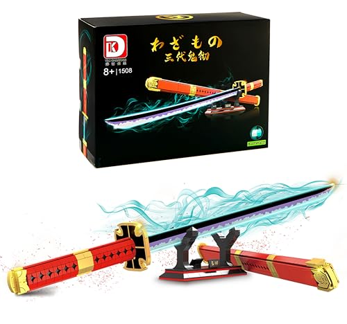 Katana One Piece Zoro Kitetsu – Espada de construcción – 790 piezas – Caja Premium