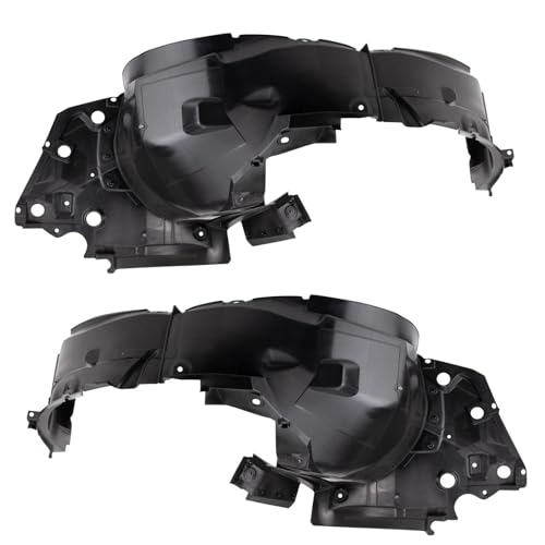 Image of TRQ Front Inner Fender Liner Set Compatible with 2020-2021 Nissan Versa NI1248178 NI1249178